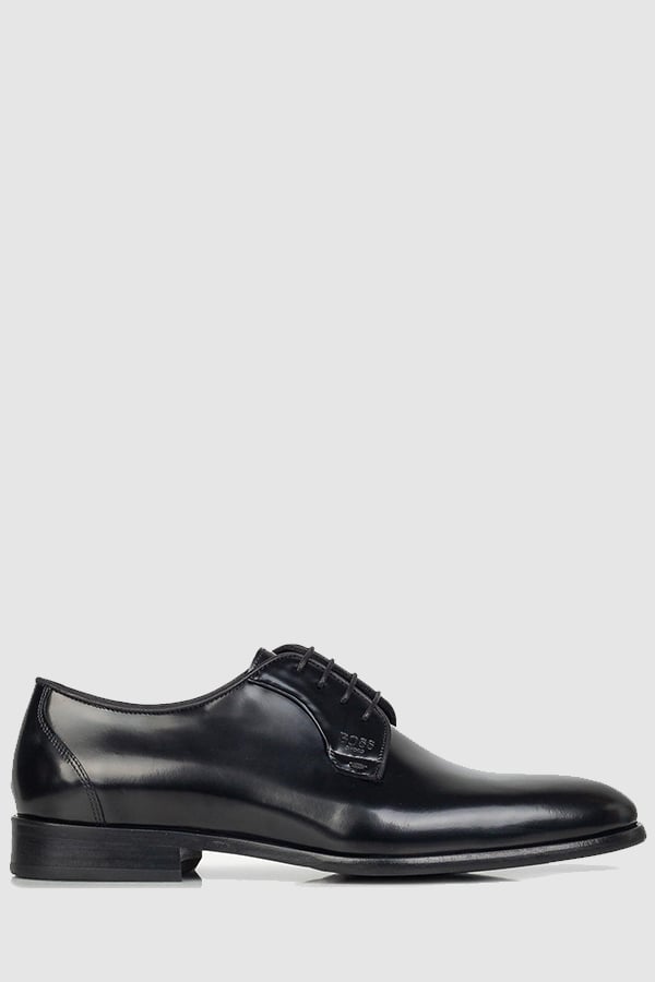 ΔΕΡΜΑΤΙΝΑ ΠΑΠΟΥΤΣΙΑ BOSS SHOES - BLACK FLORENTIC